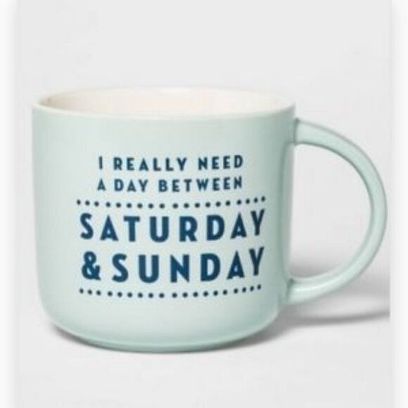 2 ct Threshold 15oz Stoneware Mugs - Picture 1 of 3